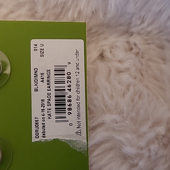 Kate Spade Gumdrop studs black - Picture 3 of 3